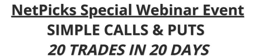 Simple Calls & Puts: 20 Trades in 20 Days