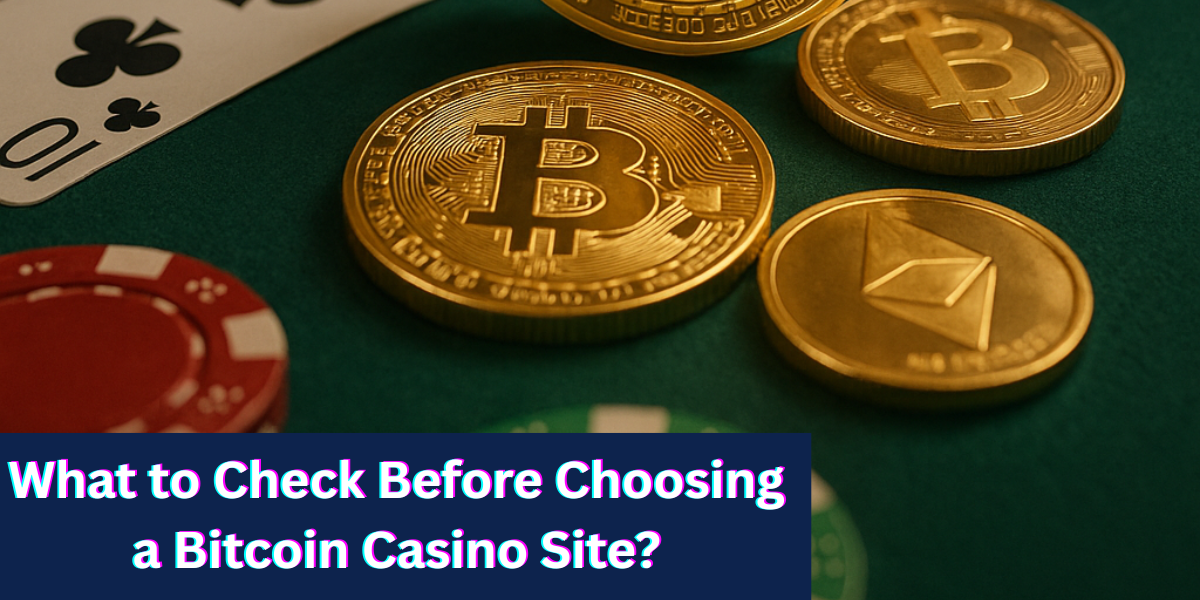 What to Check Before Choosing a Bitcoin Casino Site