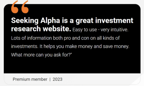 member review seeking alpha