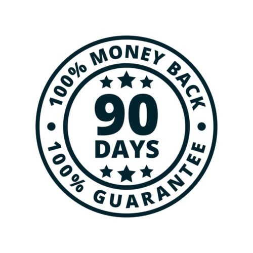 90 day Money-Back guarantee