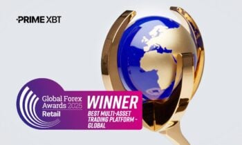 PrimeXBT Wins Global Forex Award for Best Multi-Asset Trading Platform