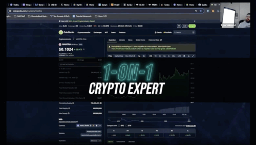 1 on 1 crypto expert Mentorship
