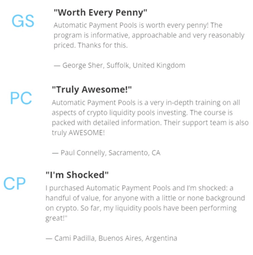 Automatic Payment Pools Reviews by Members