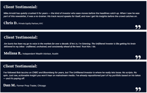 The Unfiltered Investor Reviews by Members