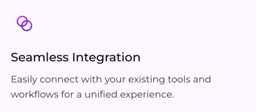 seamless integration