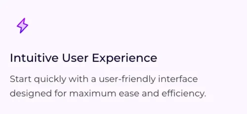 Intuitive User Experience