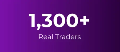 1,300+ Real Traders