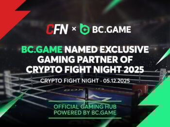 BC.GAME named Exclusive Gaming Partner of Crypto Fight Night 2025