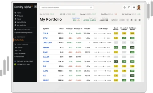 Seeking Alpha Portfolio