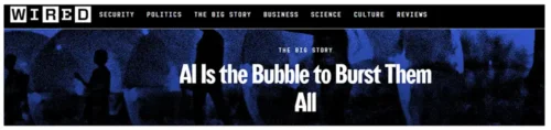 AI is the bubble to burst them all