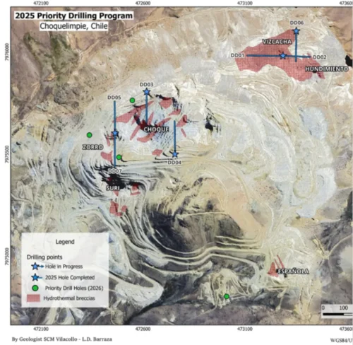 Norsemont Drilling Program Update at Choquelimpie