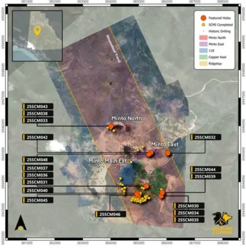 Selkirk Copper Intersects High-Grade Copper-Gold-Silver at the Minto East Zone, and Continues to Expand the Minto North West Zone