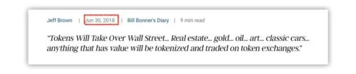 Tokenization Review: Jeff Brown’s $2 “World Token Exchange” Play