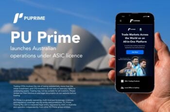 PU Prime Launches Australian Operations under ASIC Licence