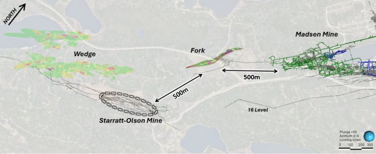 image 2 West Red Lake Gold Intersects 16.16 g/t Au over 1.5 Metres and 10.94 g/t Au over 1.5 Metres at Starratt-Olsen, Advancing Multi-Asset Strategy at Madsen
