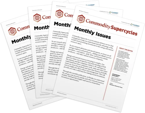 12 Monthly Issues of Commodity Supercycles